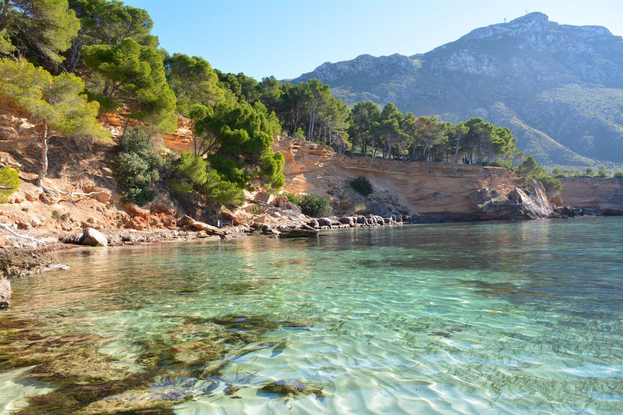 Front Line Beach Apartment In Son Serra Son Serra de Marina Bagian luar foto